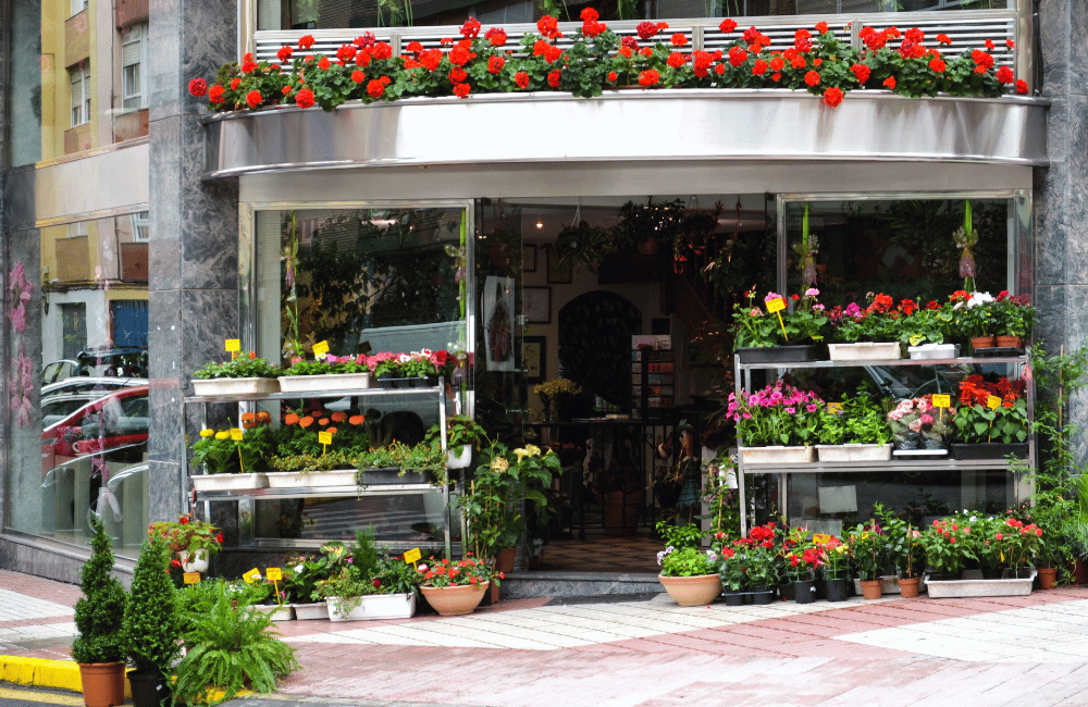 A small flower shop