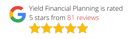 Yield Financial Planning is rated 5 stars from 81 reviews